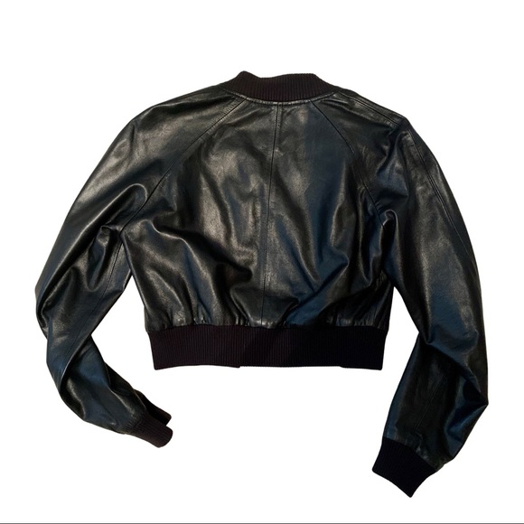 DOLCE & GABBANA cropped leather jacket - Picture 2 of 3